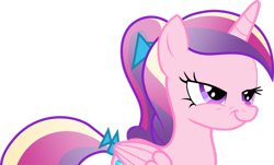 Size: 1024x618 | Tagged: artist needed, source needed, safe, princess cadance, alicorn, pony, bedroom eyes, nose wrinkle, scrunchy face, simple background, solo, transparent background, vector