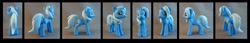 Size: 1725x300 | Tagged: safe, artist:krowzivitch, derpibooru import, trixie, pony, custom, irl, photo, sculpture, solo