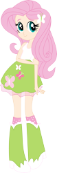 Size: 2142x6478 | Tagged: safe, artist:bubblestormx, fluttershy, equestria girls, equestria girls (movie), clothes, eqg promo pose set, human coloration, humanized, simple background, skirt, solo, transparent background, vector