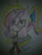 Size: 960x1280 | Tagged: safe, artist:lawrencexviii, princess cadance, alicorn, pony, blushing, glasses, high school cadance, portrait, solo, traditional art, younger