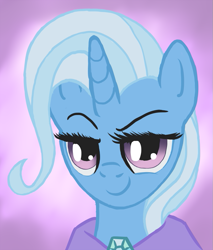 Size: 681x800 | Tagged: safe, artist:arrkhal, derpibooru import, trixie, pony, unicorn, blue coat, female, horn, mare, solo, two toned mane