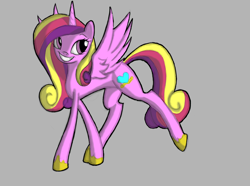 Size: 1920x1426 | Tagged: safe, artist:facelessguru, princess cadance, alicorn, pony, female, mare, smiling, solo