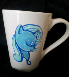 Size: 559x624 | Tagged: safe, derpibooru import, trixie, etsy, irl, merchandise, mug, painted, photo