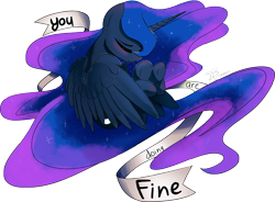 Size: 4120x3039 | Tagged: safe, artist:darkflame75, princess luna, alicorn, pony, absurd resolution, positive ponies, simple background, solo, transparent background