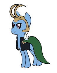 Size: 1045x1337 | Tagged: artist needed, safe, derpibooru import, trixie, 30 minute art challenge, costume, loki