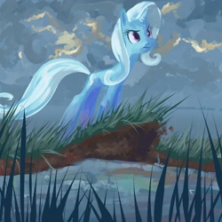 Size: 2000x2000 | Tagged: safe, artist:my-magic-dream, derpibooru import, trixie, pony, unicorn, female, mare, solo