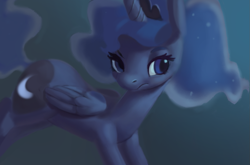 Size: 1193x788 | Tagged: safe, artist:verrmont, princess luna, alicorn, pony, lunadoodle, solo