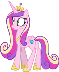 Size: 600x731 | Tagged: safe, artist:colossalstinker, princess cadance, alicorn, pony, simple background, solo, transparent background