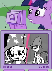 Size: 563x771 | Tagged: safe, artist:bronycurious, derpibooru import, trixie, twilight sparkle, exploitable meme, meme, preview, recovery, role reversal, tv meme