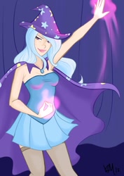 Size: 900x1273 | Tagged: safe, artist:emberfan11, derpibooru import, trixie, humanized, magic