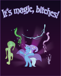 Size: 3200x4000 | Tagged: safe, artist:stinkehund, derpibooru import, trixie, absurd resolution, magic, vulgar