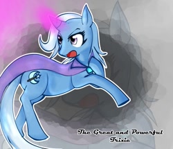 Size: 948x817 | Tagged: safe, artist:kitsunekotaro, derpibooru import, trixie, pony, unicorn, female, magic, mare, solo