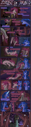 Size: 2496x10300 | Tagged: safe, artist:seventozen, princess luna, oc, oc:parthus, alicorn, pony, comic:rocket to insanity, fanfic:rocket to insanity, comic, dream walker luna, fanfic, fanfic art