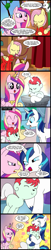 Size: 573x2800 | Tagged: safe, artist:madmax, angel bunny, fluttershy, princess cadance, shining armor, alicorn, pegasus, pony, unicorn, comic, crossover, crying, cute, idiot, pet shop of horrors, reference, shining armor is a goddamn moron, unico