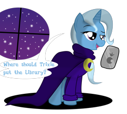 Size: 3000x2715 | Tagged: safe, artist:dazed-and-wandering, derpibooru import, trixie, pony, unicorn, blue coat, female, horn, mare, solo, two toned mane