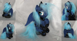 Size: 1680x900 | Tagged: safe, artist:essorille, princess luna, irl, photo, plushie