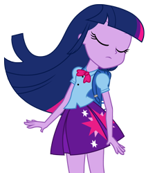 Size: 1382x1638 | Tagged: safe, artist:djseras, twilight sparkle, equestria girls, equestria girls (movie), hair flip, pose, simple background, solo, transparent background, vector