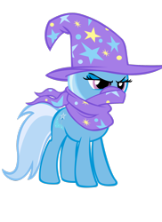 Size: 1280x1760 | Tagged: safe, artist:askradsuit-pony, artist:sofunnyguy, derpibooru import, trixie, clothes, scarf