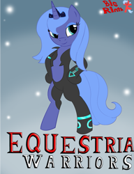 Size: 783x1021 | Tagged: safe, artist:bigrinth, princess luna, alicorn, pony, crossover, equestria warriors, hyrule warriors, midna, s1 luna, solo, the legend of zelda