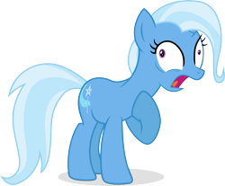 Size: 7322x6057 | Tagged: safe, artist:illumnious, derpibooru import, trixie, pony, unicorn, to where and back again, absurd resolution, derp, faic, female, heavy breathing, mare, open mouth, raised hoof, simple background, solo, transparent background, vector