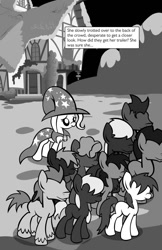 Size: 900x1391 | Tagged: safe, artist:bronycurious, derpibooru import, trixie, pony, unicorn, female, grayscale, horn, mare, recovery