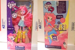 Size: 2400x1600 | Tagged: safe, pinkie pie, equestria girls, box art, ponied up, toy