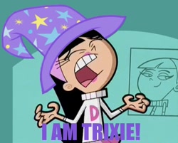 Size: 494x398 | Tagged: safe, derpibooru import, trixie, crossover, pun, the fairly oddparents, trixie tang, veronica