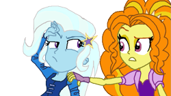 Size: 753x424 | Tagged: safe, artist:ktd1993, derpibooru import, adagio dazzle, trixie, equestria girls, simple background, transparent background