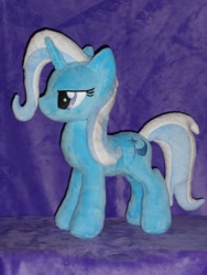 Size: 480x640 | Tagged: safe, artist:whitedove-creations, derpibooru import, trixie, pony, irl, photo, plushie, solo