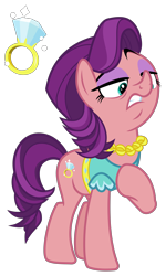 Size: 5102x8504 | Tagged: safe, artist:cheezedoodle96, derpibooru import, spoiled rich, earth pony, pony, crusaders of the lost mark, .svg available, absurd resolution, clothes, cutie mark, error, eyebrows, eyelashes, female, mare, milf, mother, necklace, simple background, solo, svg, teal eyes, transparent background, vector