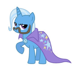 Size: 470x410 | Tagged: safe, artist:drlonepony, derpibooru import, trixie, pony, unicorn, facial hair, female, mare, moustache, simple background, solo, transparent background, vector