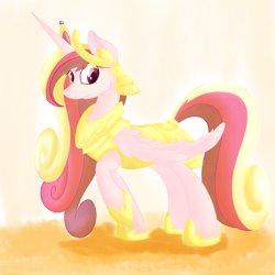 Size: 1961x1961 | Tagged: safe, artist:miroslav46, princess cadance, alicorn, pony, clothes, female, mare, raised hoof, solo