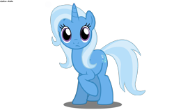 Size: 1500x950 | Tagged: safe, artist:asika-aida, derpibooru import, trixie, pony, unicorn, cute, diatrixes, double mane, female, looking at you, mare, raised hoof, simple background, solo, transparent background, vector