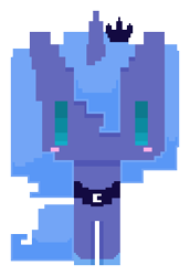 Size: 360x524 | Tagged: safe, artist:divided-s, princess luna, alicorn, pony, pixel art, s1 luna, solo