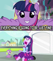 Size: 648x740 | Tagged: safe, screencap, twilight sparkle, twilight sparkle (alicorn), alicorn, equestria girls, equestria girls (movie), magical mystery cure, exploitable meme, juxtaposition, juxtaposition win, twiscream