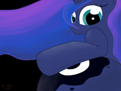 Size: 2048x1536 | Tagged: safe, artist:riskypony, princess luna, alicorn, pony, cutie mark, female, horn, mare, solo