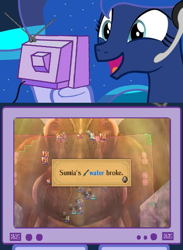 Size: 563x769 | Tagged: safe, princess luna, alicorn, pony, exploitable meme, fire emblem, fire emblem: awakening, gamer luna, meme, obligatory pony, tv meme