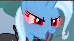 Size: 1920x1080 | Tagged: safe, derpibooru import, screencap, trixie, magic duel, youcap dump, youtube caption