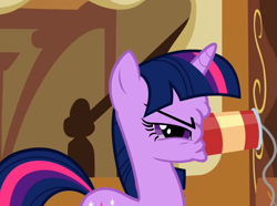 Size: 842x625 | Tagged: safe, derpibooru import, screencap, twilight sparkle, party of one, can