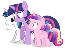 Size: 1080x800 | Tagged: safe, artist:dm29, princess cadance, shining armor, twilight sparkle, alicorn, pony, unicorn, age regression, colt, cute, filly, julian yeo is trying to murder us, role reversal, simple background, transparent background, trio, younger