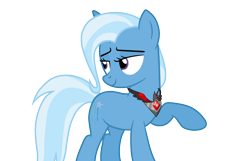 Size: 1400x900 | Tagged: safe, artist:theodoresfan, derpibooru import, trixie, pony, unicorn, alicorn amulet, blue coat, female, horn, mare, solo, two toned mane