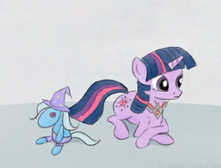 Size: 640x487 | Tagged: safe, artist:el-yeguero, derpibooru import, trixie, twilight sparkle, alicorn amulet, toy