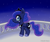 Size: 600x507 | Tagged: safe, artist:hoshi-hana, princess luna, alicorn, pony, filly, solo, woona