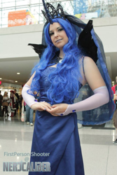 Size: 641x960 | Tagged: safe, artist:gingerycosplay, princess luna, human, cosplay, irl, irl human, photo