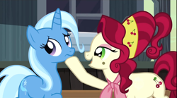 Size: 1280x714 | Tagged: safe, derpibooru import, edit, edited screencap, screencap, cherry jubilee, trixie, the last roundup, exploitable, madame jubilee, meme, template