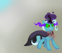 Size: 3267x2810 | Tagged: safe, artist:hushnowquietnow, derpibooru import, trixie, alicorn amulet, dark magic, sombra eyes