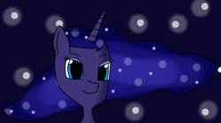 Size: 900x500 | Tagged: safe, princess luna, alicorn, pony, cute, female, horn, mare, simple background, solo