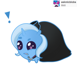 Size: 500x420 | Tagged: safe, artist:trixiethegreat, derpibooru import, trixie, magic duel, alicorn amulet, blob, chubbie