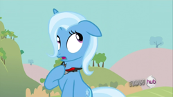 Size: 1280x720 | Tagged: safe, derpibooru import, screencap, trixie, magic duel, alicorn amulet