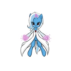 Size: 1024x1024 | Tagged: dead source, safe, artist:mattmodblog, artist:sagasshi, derpibooru import, trixie, pony, unicorn, cloak, clothes, crossover, female, gardevoir, get, magic, mare, pokémon, robe, solo